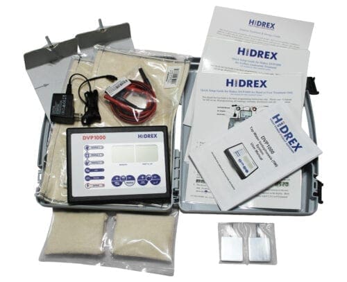 DVP1000 Ultimate Iontophoresis Machine Package to Treat Excessive Hand, Foot, and Underarm Sweat